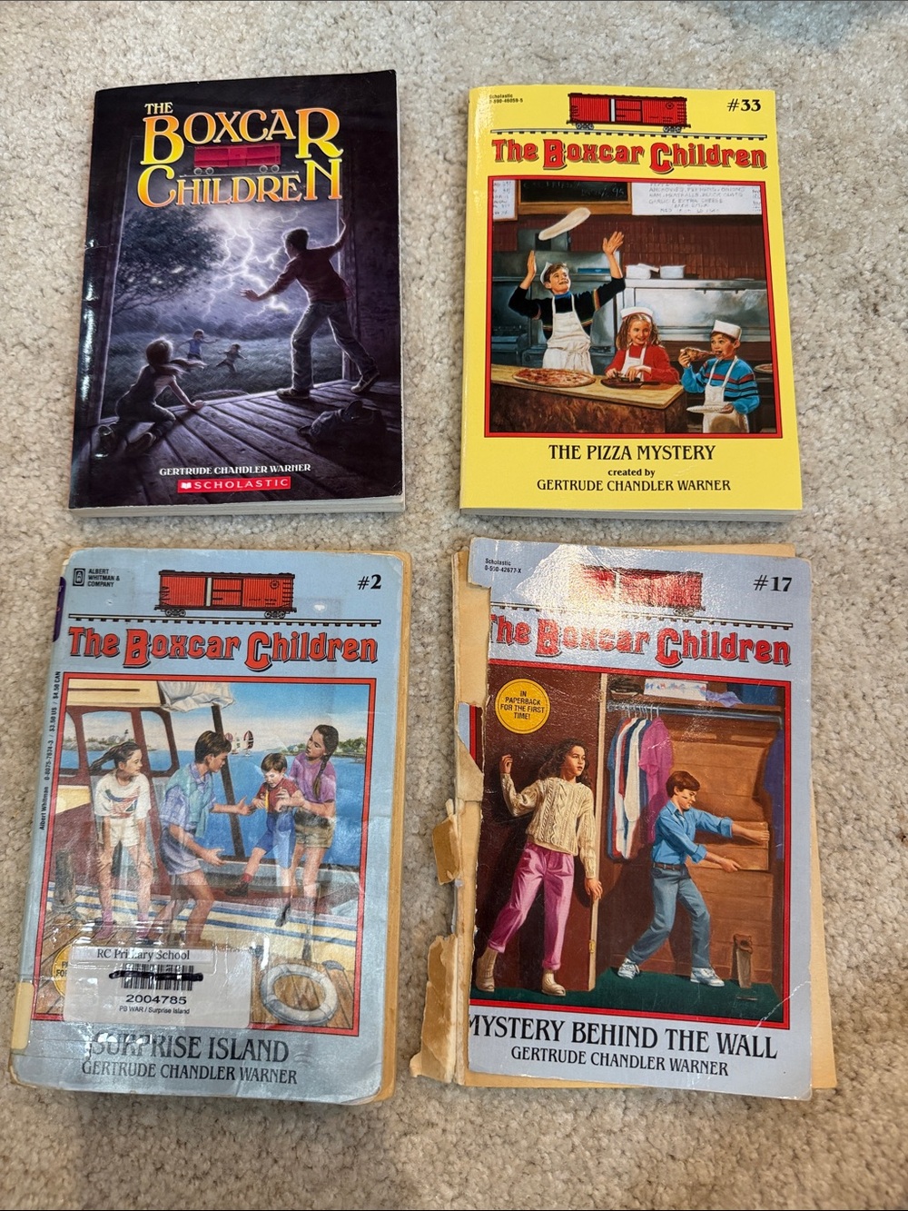 The Boxcar Children Book Lot - Four Vintage Children's Mysteries